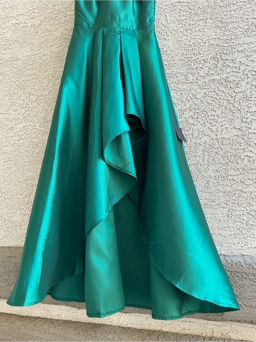 NWT Lulu’s Broadway Show Emerald Green High-Low Maxi Gown Dress M & XL 882102 - Picture 11 of 15